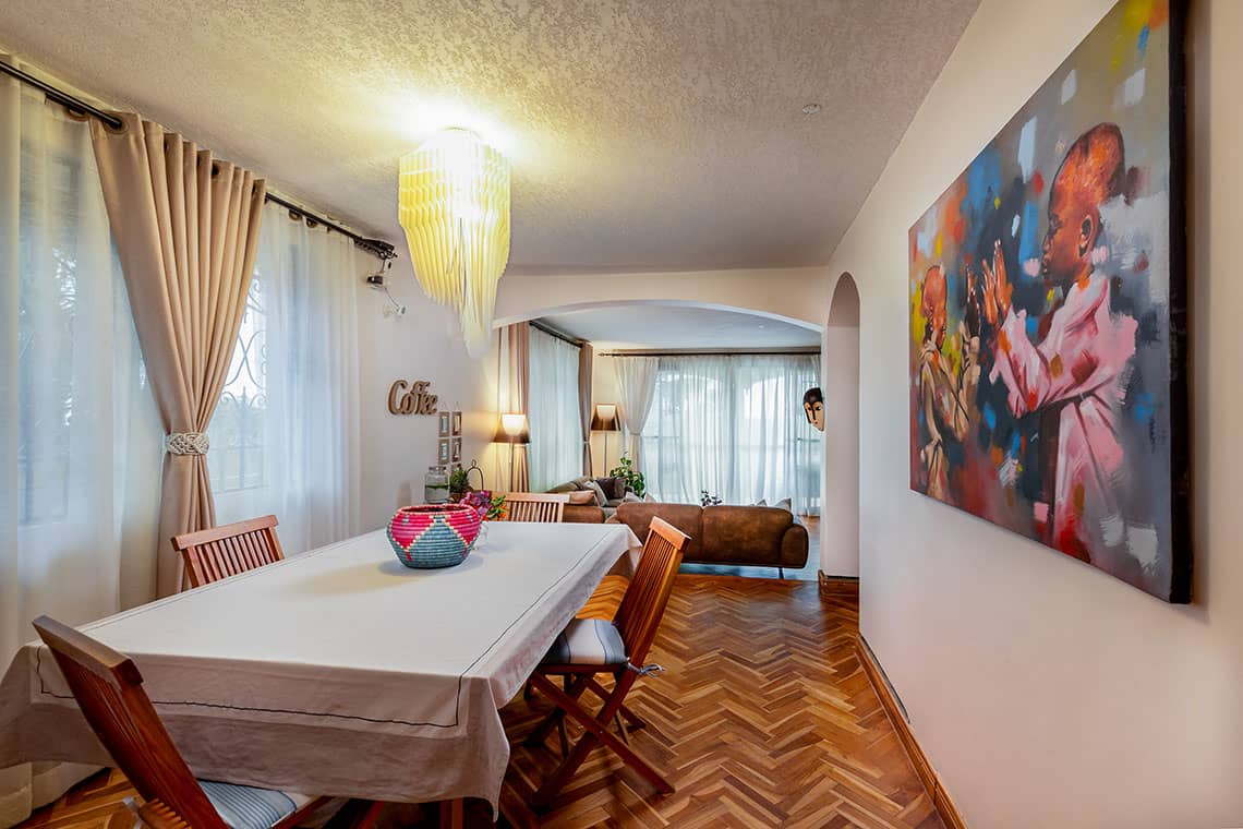 Ewange-bnb-common-dining-area